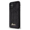 Guess GUHCN61PSFDGSK iPhone 11 / Xr 6.1 czarny/black hardcase Sequin Script Metal
